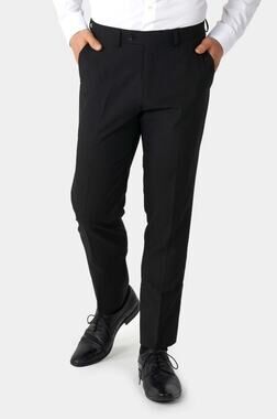 OPPOSUITS Men's Straight Leg Dress Pants 40X34 Black Flat Front NWOT